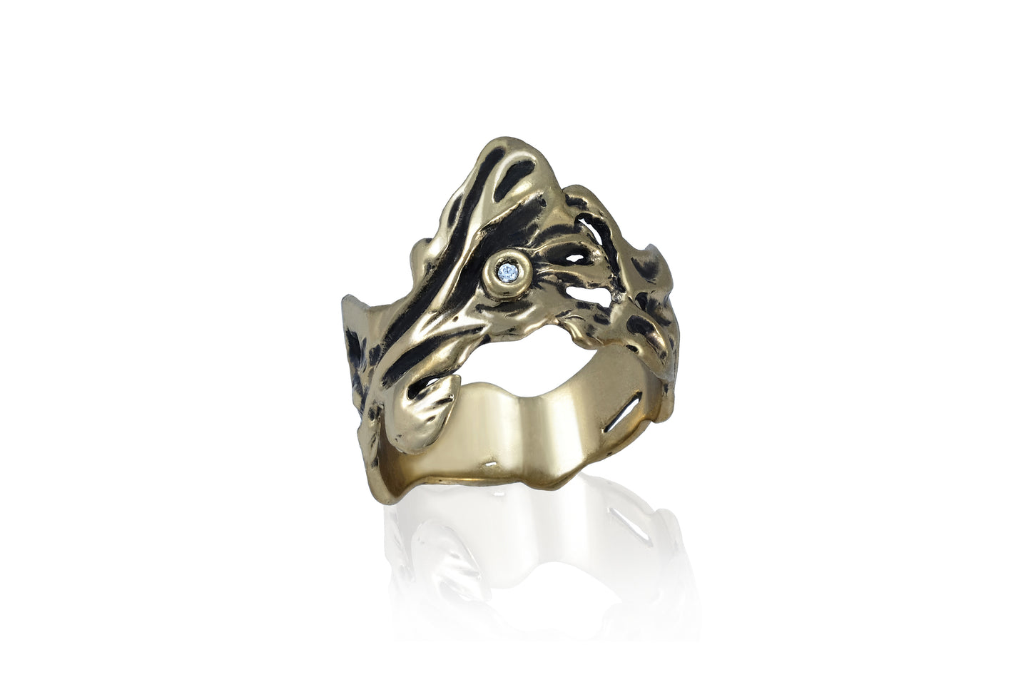 Anello Corteccia brunito