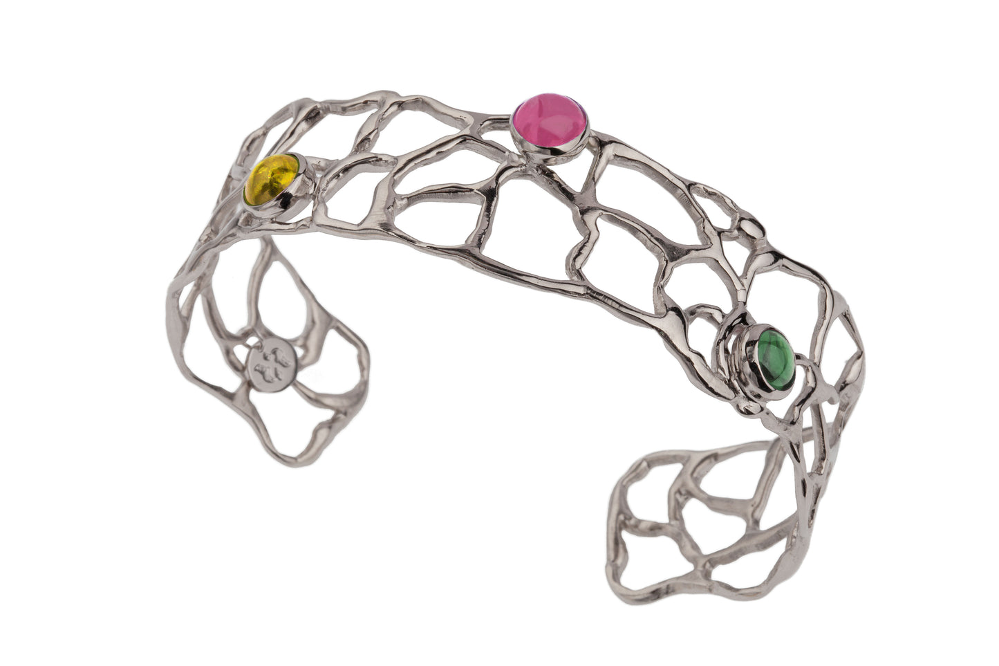 Bracciale One rodio e pietre