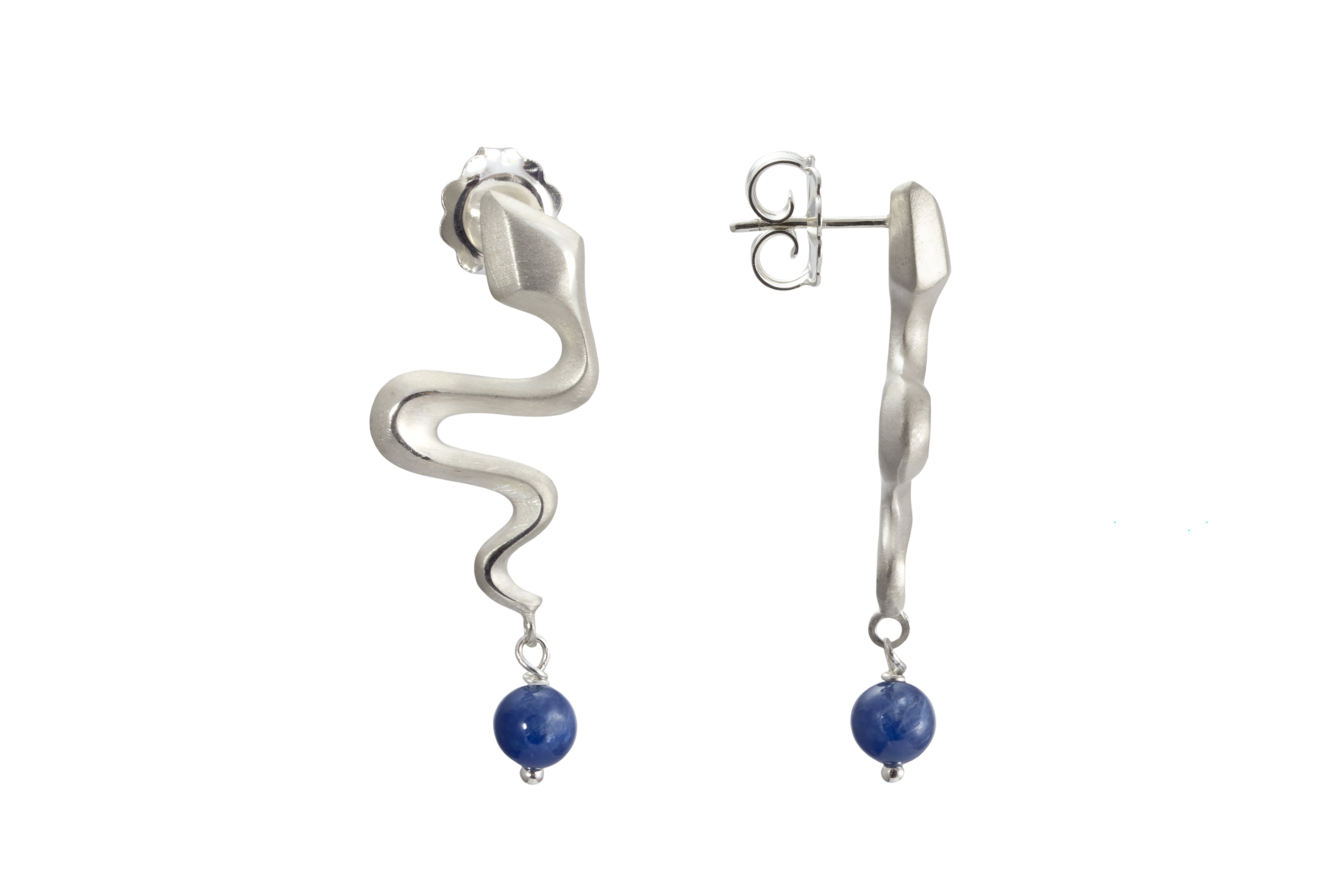 Orecchini Brighton Boho Roots Aqua – Filo Francese Argento Placcato Con Nappe E Perline – Nuovi - Foto 1