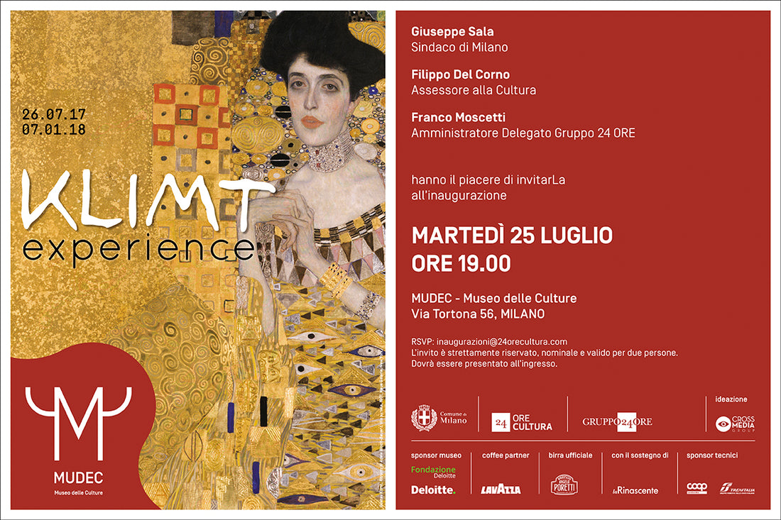 I gioielli della salentina Roberta Risolo alla mostra Klimt Experience a Milano