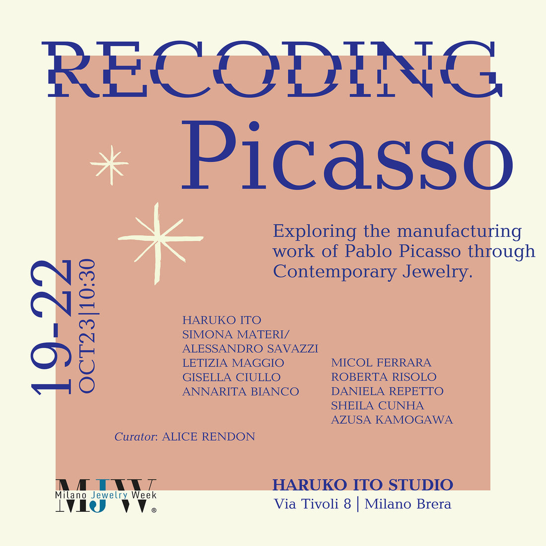 Partecipazione alla mostra "RECODING Picasso" Milano