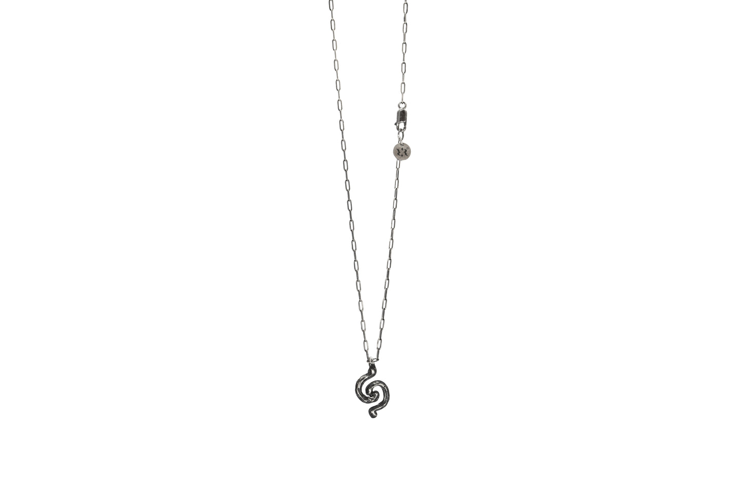 Collana con ciondolo Doppia Spirale argento