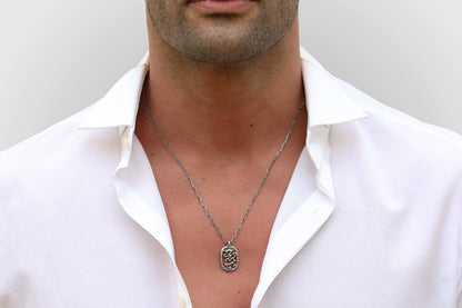 Collana con ciondolo Sciamano Danzante argento