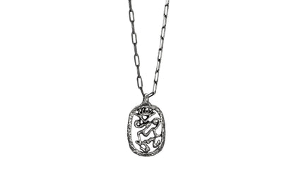 Collana con ciondolo Sciamano Danzante argento